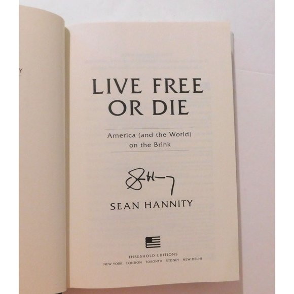 Live Free or Die by Sean Hannity 1st Edition 2020 Hardback Jacket - Picture 5 of 6